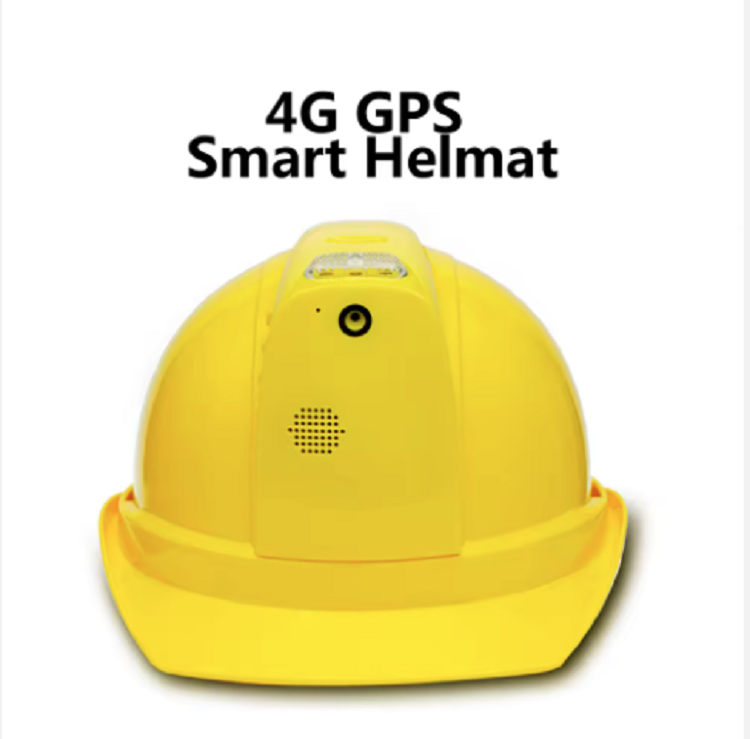 RF-V49 High quality and comfortable safety helmet GPS engineering safety helmet construction helmet GPS tracker